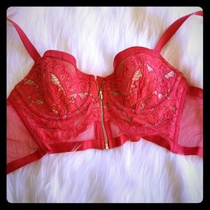Victoria's Secret Red Lingerie Bra